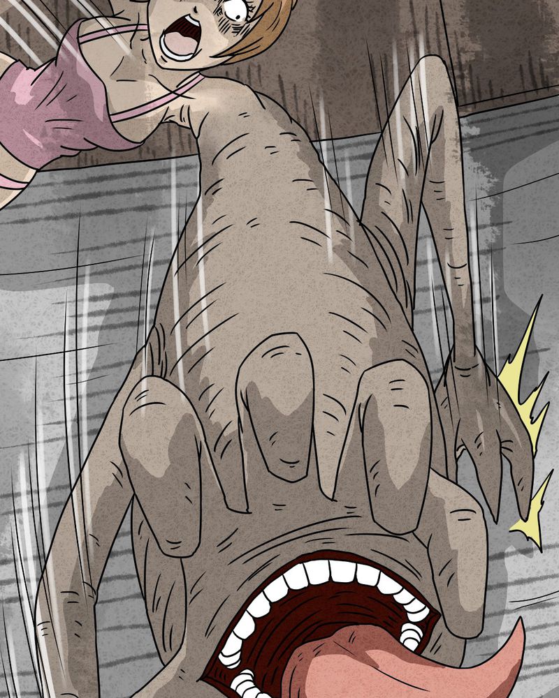 猎悚短话漫画,第29章：嘴 下篇2图