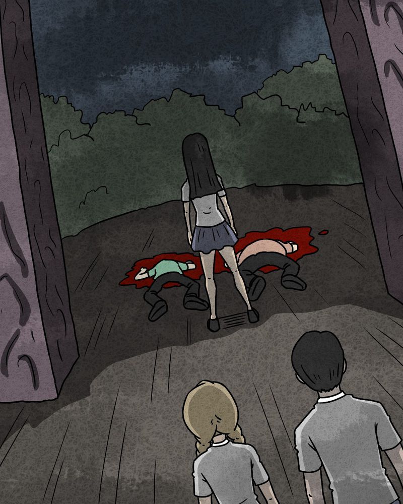 猎悚短话漫画,第36章：时间小镇2（七）3图