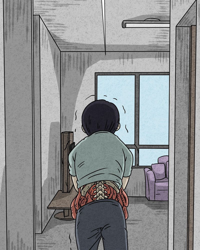 猎悚短话漫画,第22章：划痕3图