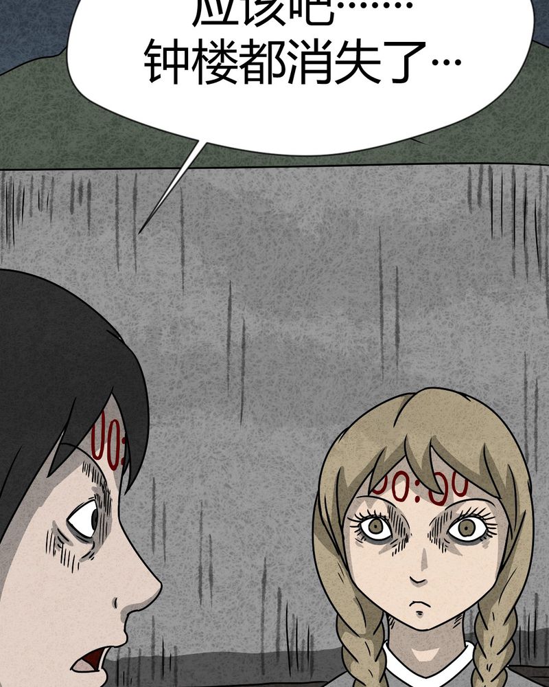猎悚短话漫画,第30章：时间小镇2（一）4图