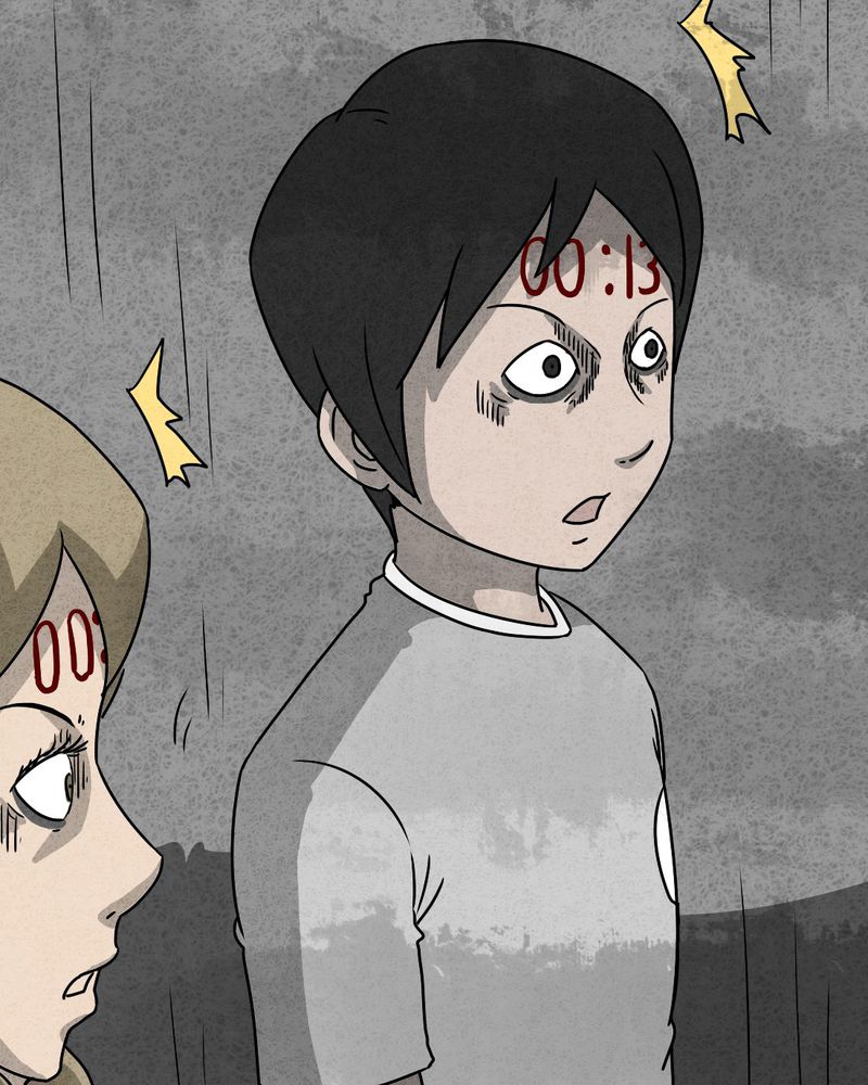 猎悚短话漫画,第32章：时间小镇2（三）3图