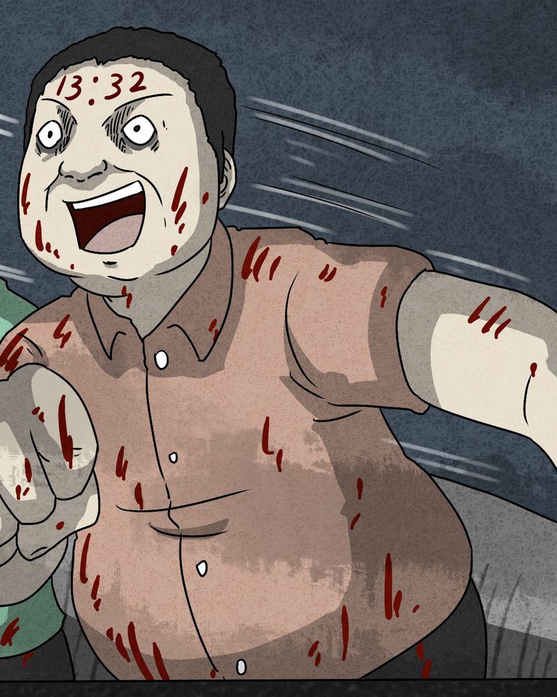 猎悚短话漫画,第35章：时间小镇2（六）1图