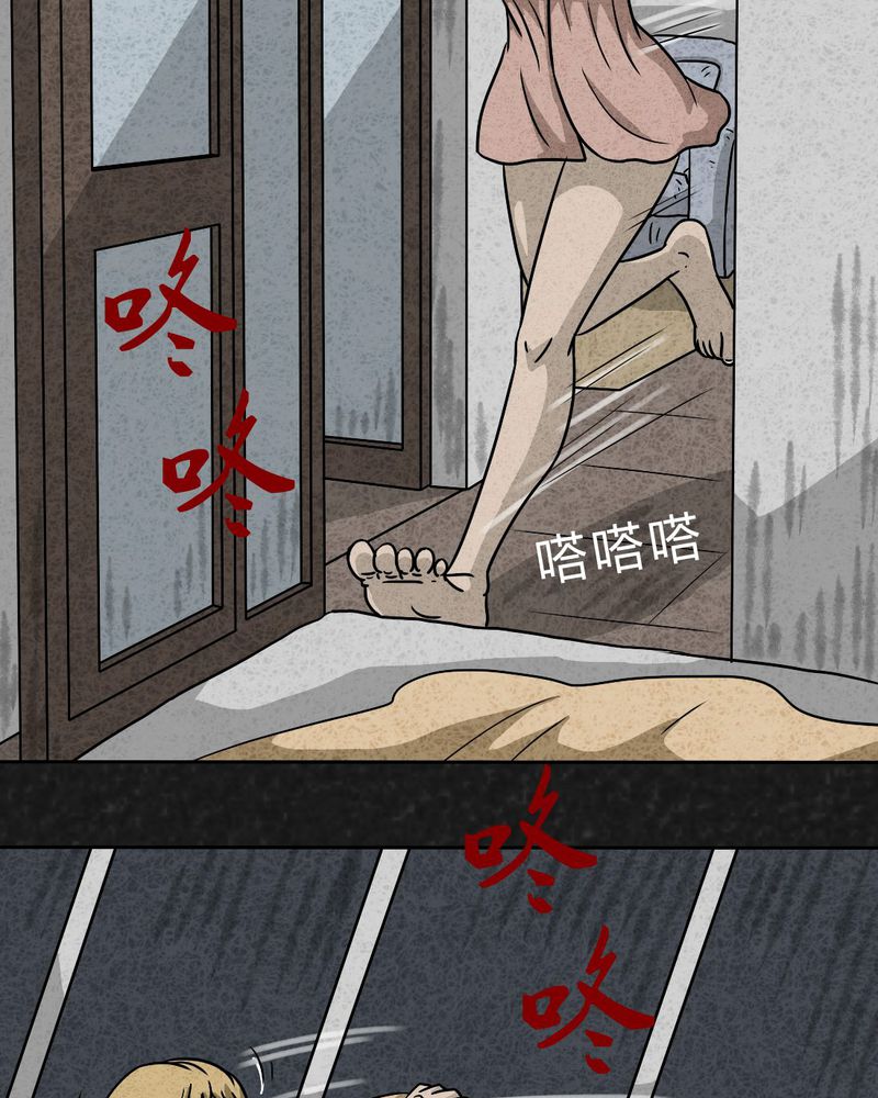 猎悚短话漫画,第23章：咚！4图