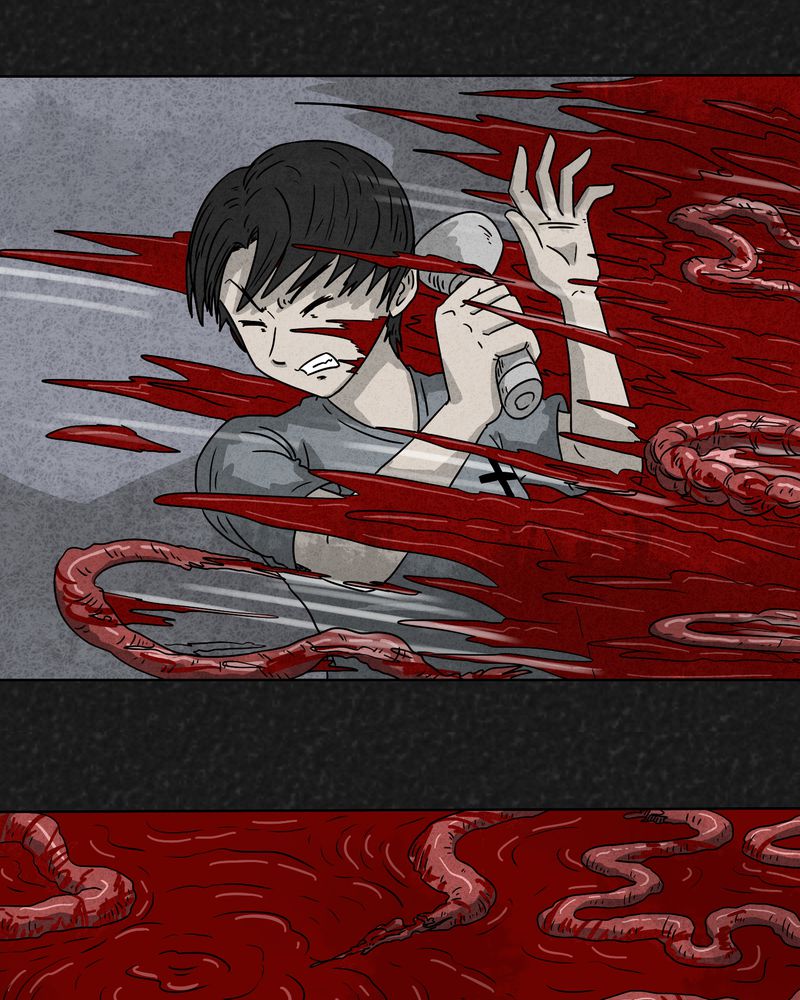 猎悚短话漫画,第17章：寻光上1图