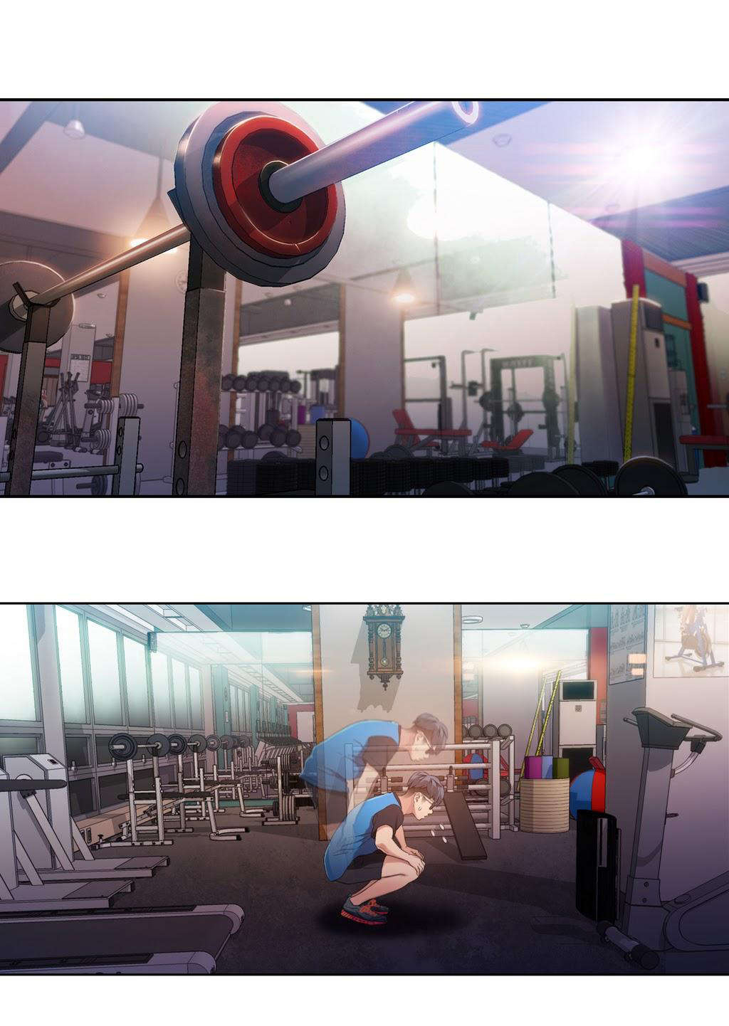 超级吸引力漫画,第36章：健身教练1图