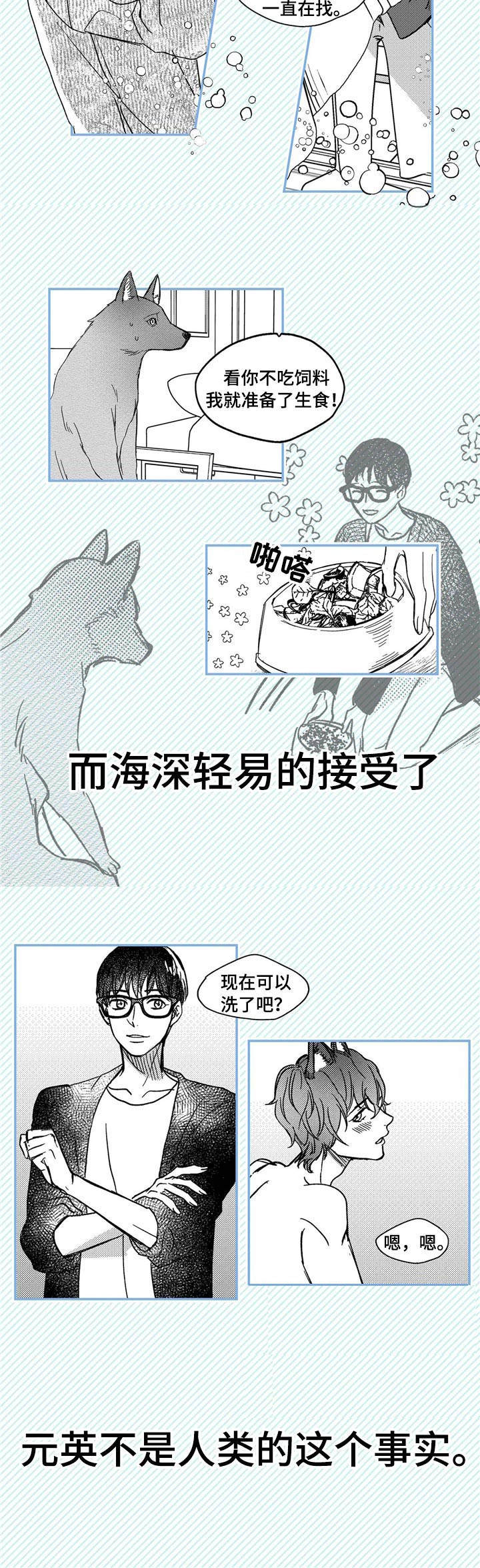 狼与糖果漫画,第1章：小动物4图