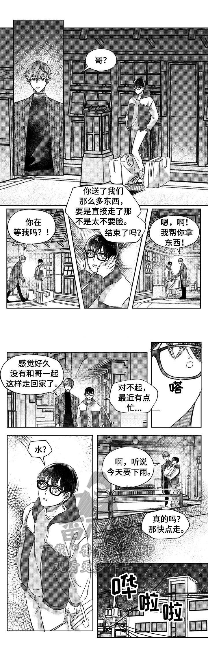 狼与糖果漫画,第22章：初雪1图