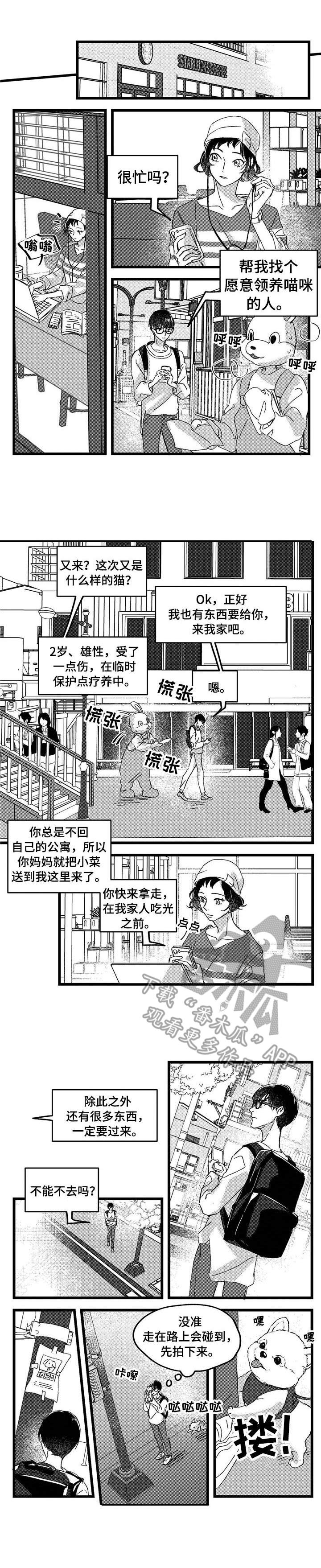 狼与糖果漫画,第2章：举止怪异1图