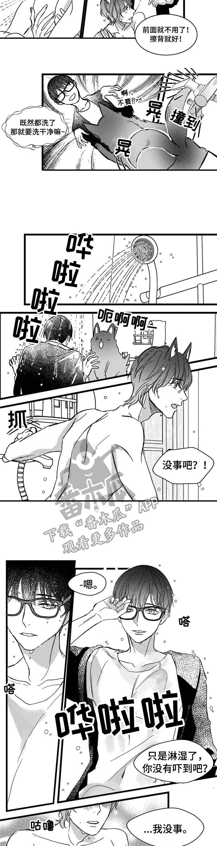 狼与糖果漫画,第5章：洗一洗2图