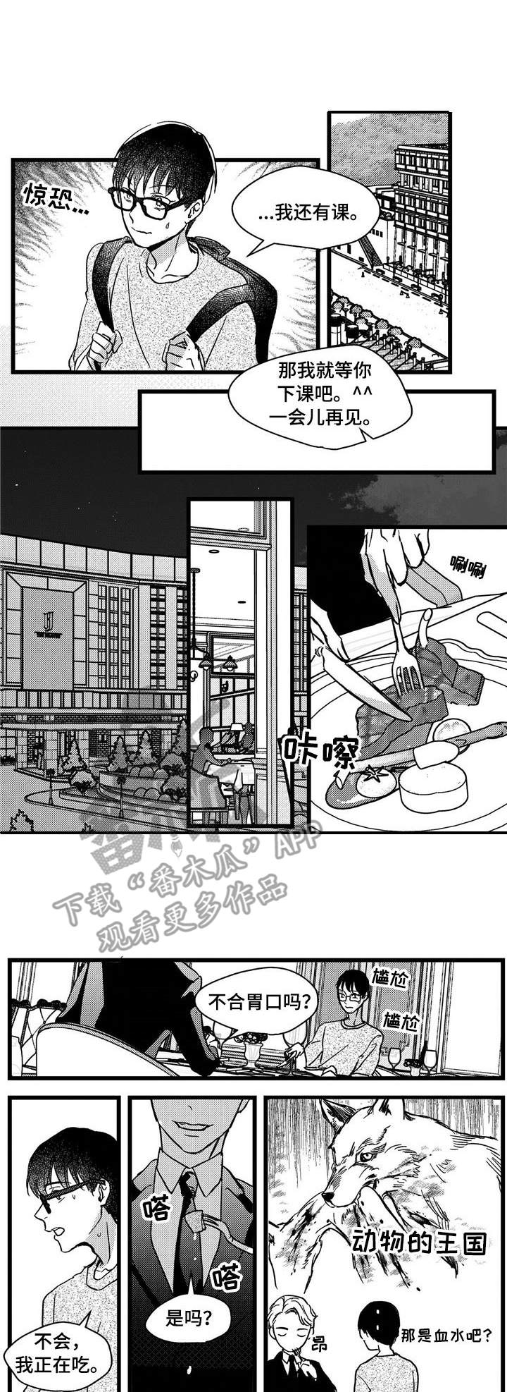 狼与糖果漫画,第8章：警告1图