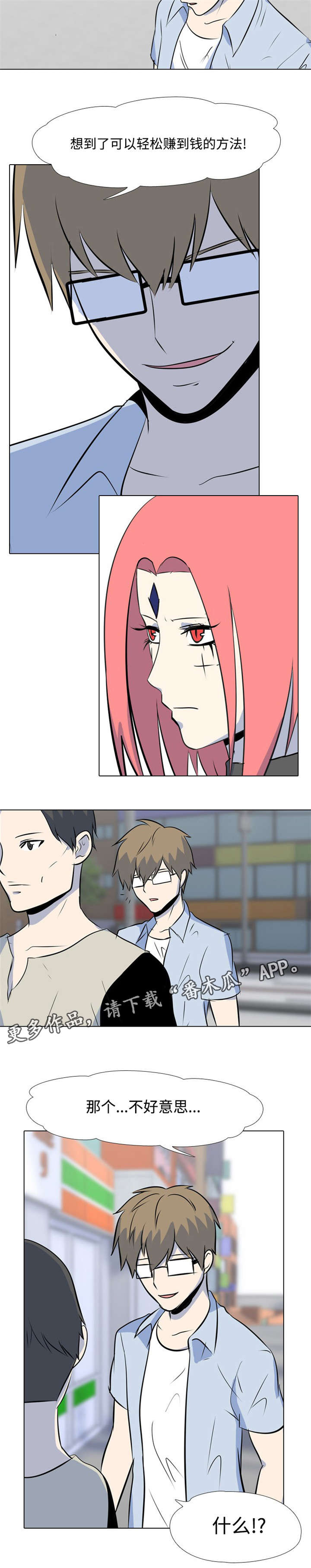 指令代价漫画,第25章：赚钱1图