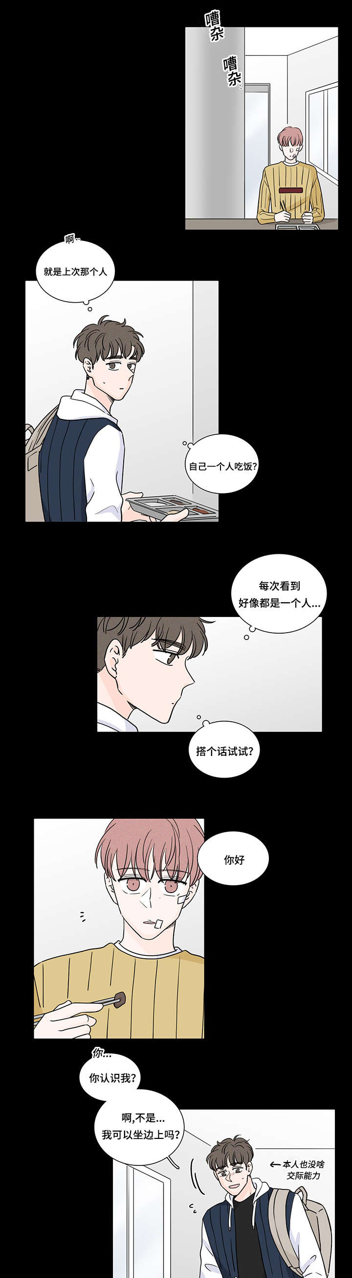 交易痕迹漫画,第61章：和他的相遇1图