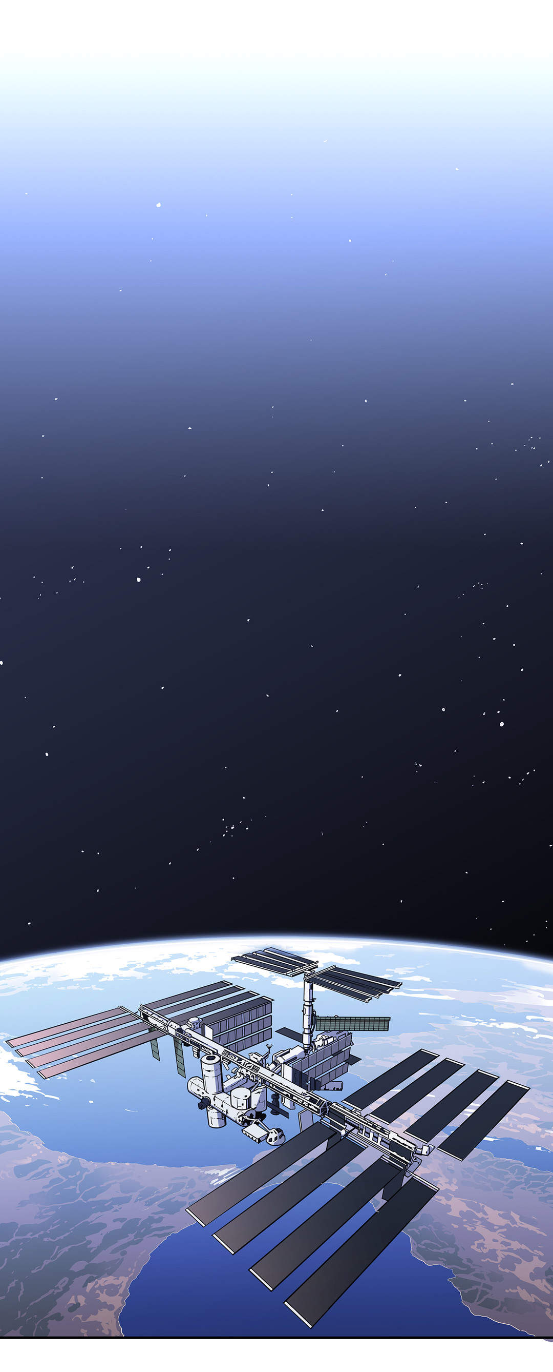 神堂石碑漫画,第33章：上太空1图