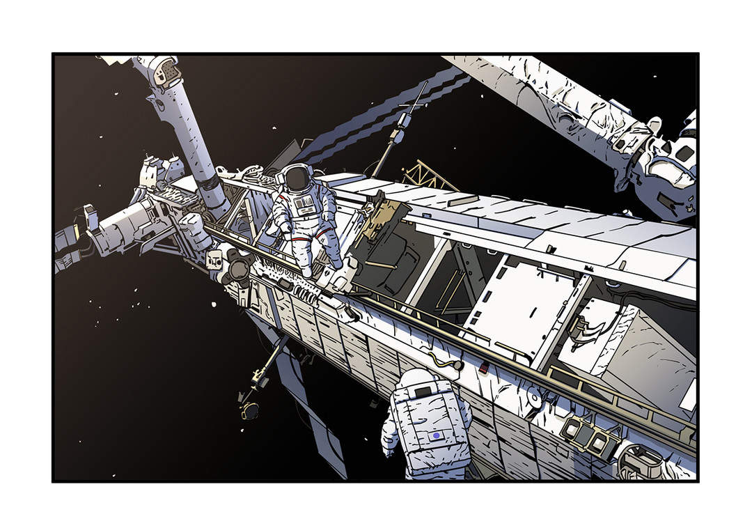 神堂石碑漫画,第33章：上太空2图