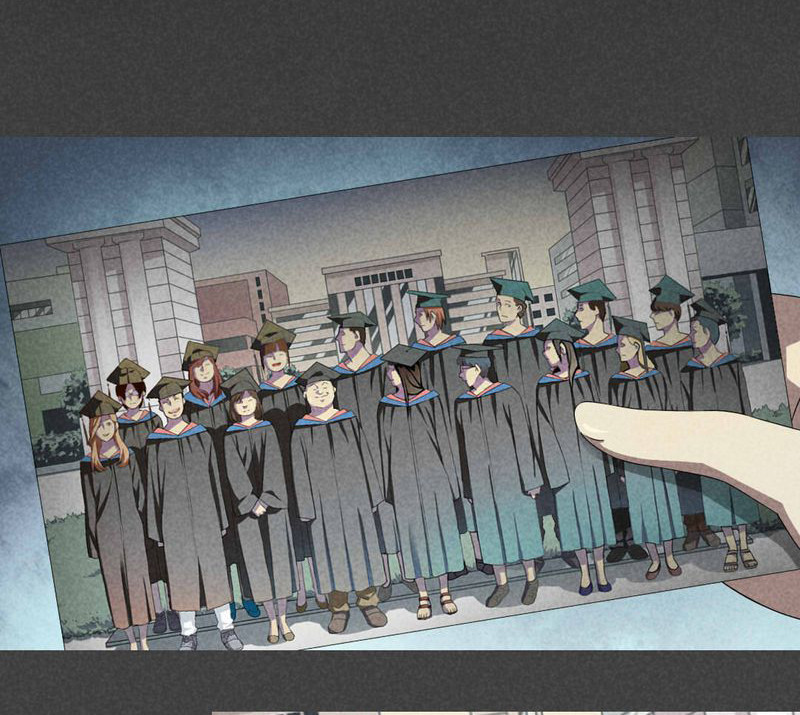 入夜讲诡漫画,第6章：毕业照（三）2图