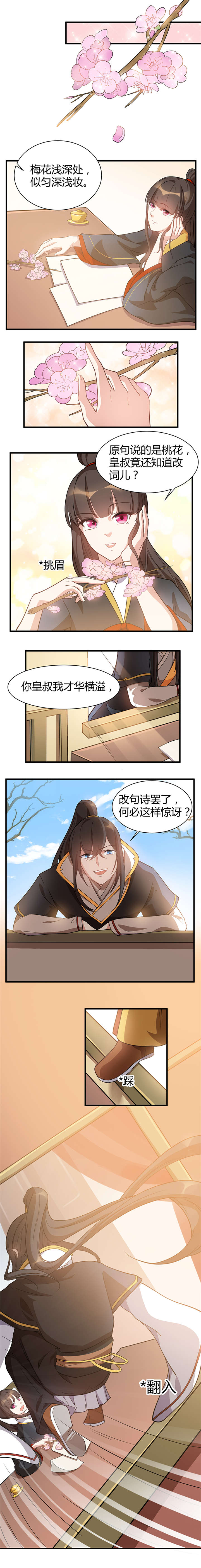 寡人有疾，其名相思漫画,第20章：皇叔，走门不好吗1图