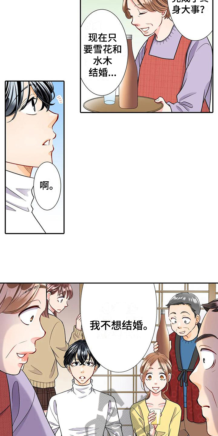 野雪花之恋漫画,第22章：不想结婚2图