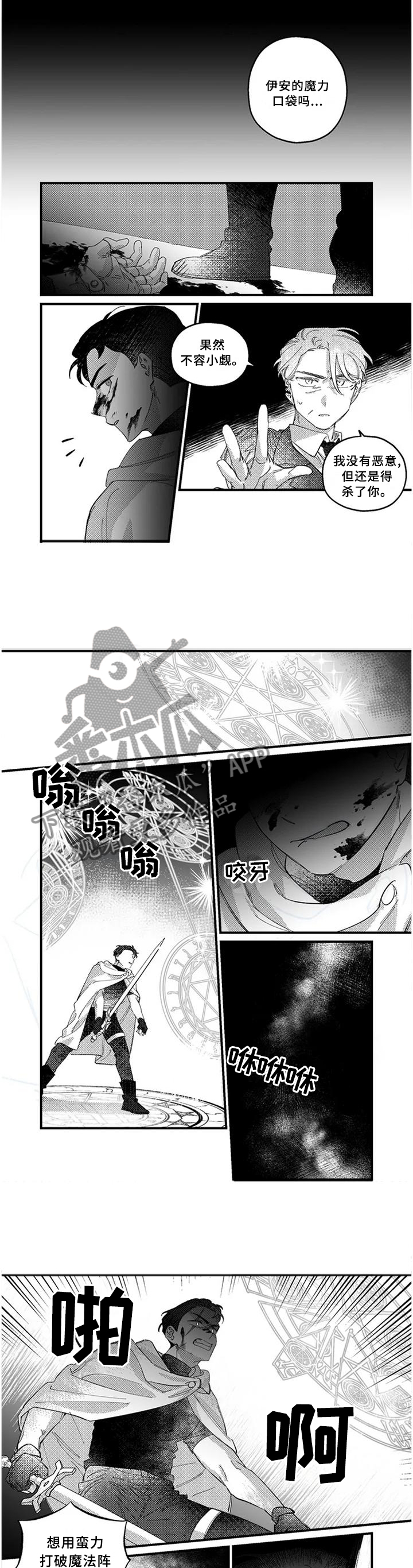 半魔法师漫画,第19章：激战之后2图