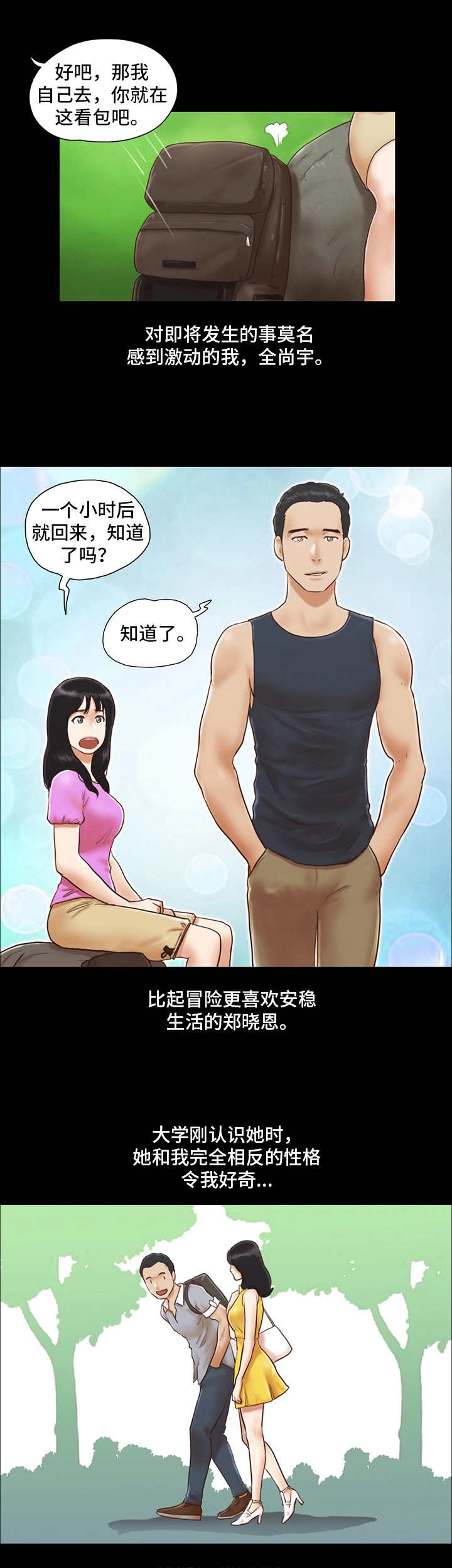 旅行体验漫画,第1章：沙滩3图