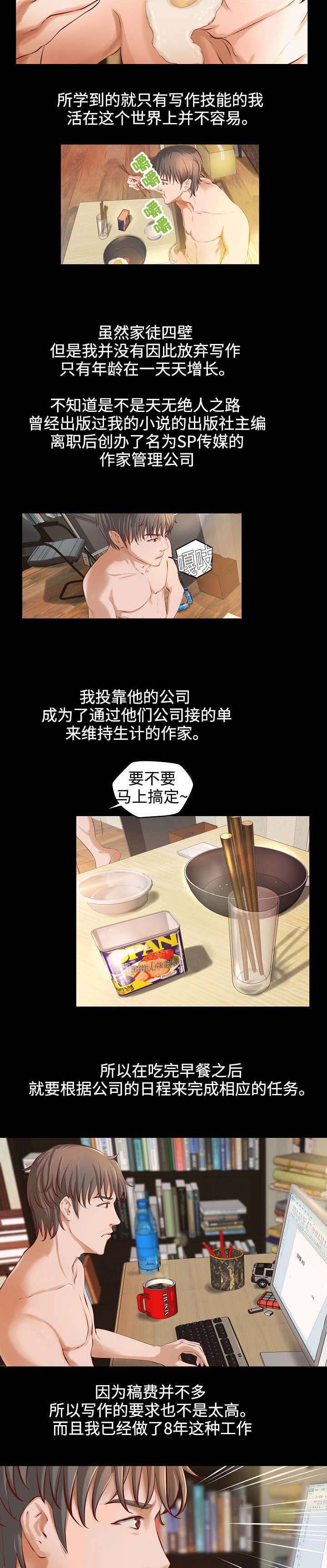 出版漫画,第1章：落魄作家5图