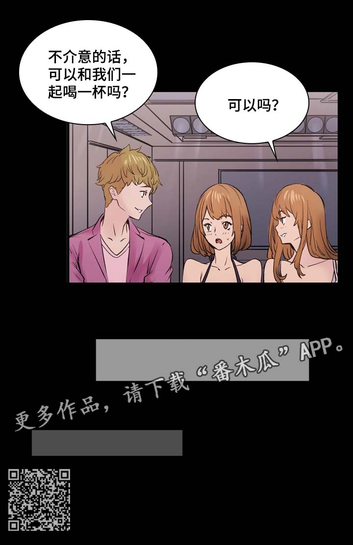 孪生漫画,第4章：酒吧1图