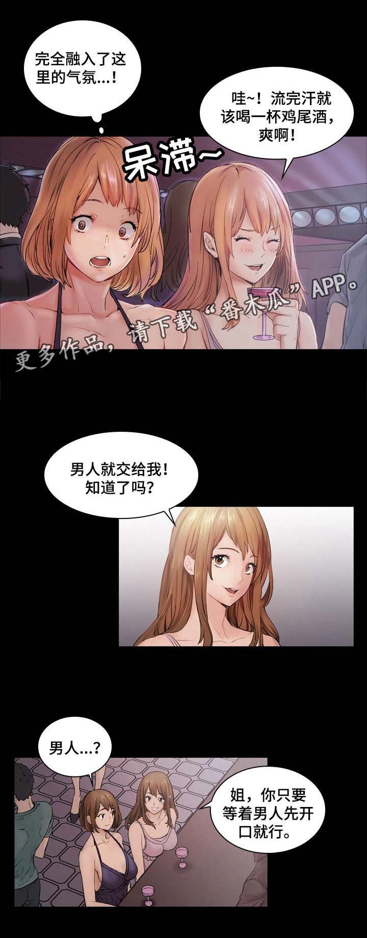 孪生漫画,第4章：酒吧1图