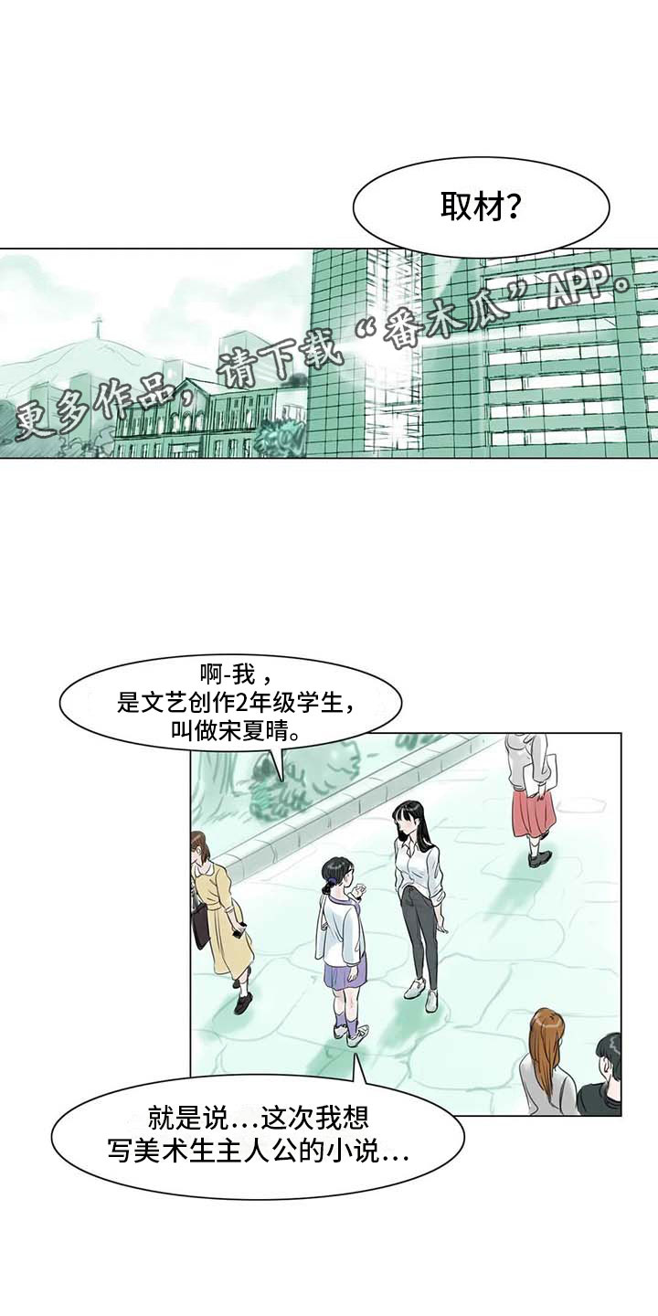 艺术之界漫画,第19章：美莱的世界1图
