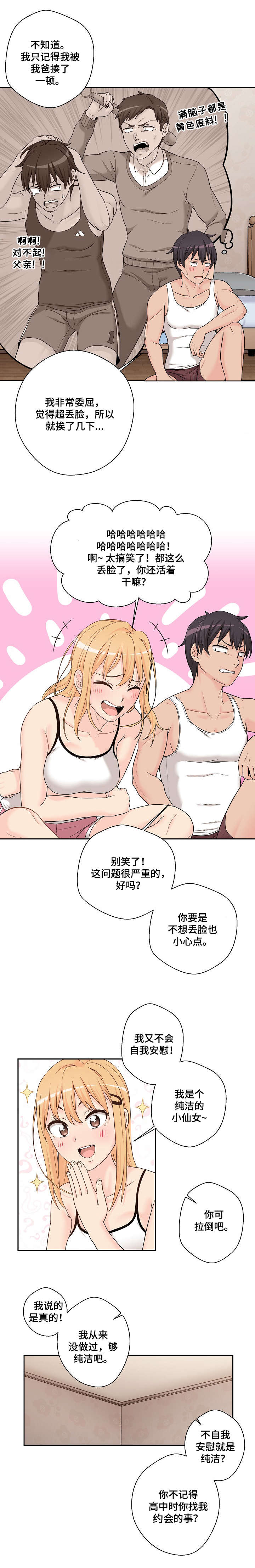 超越20岁漫画,第2章：傻逼1图