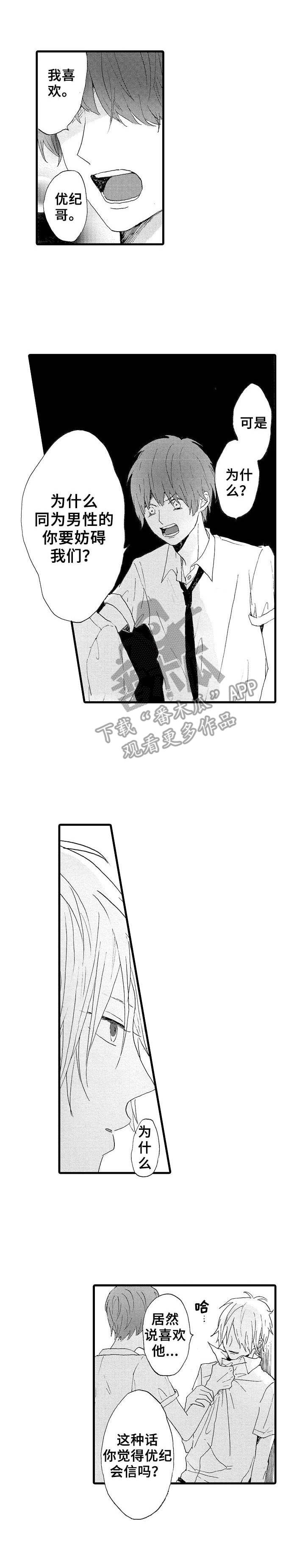 想亲吻哥哥漫画,第24章：争执1图