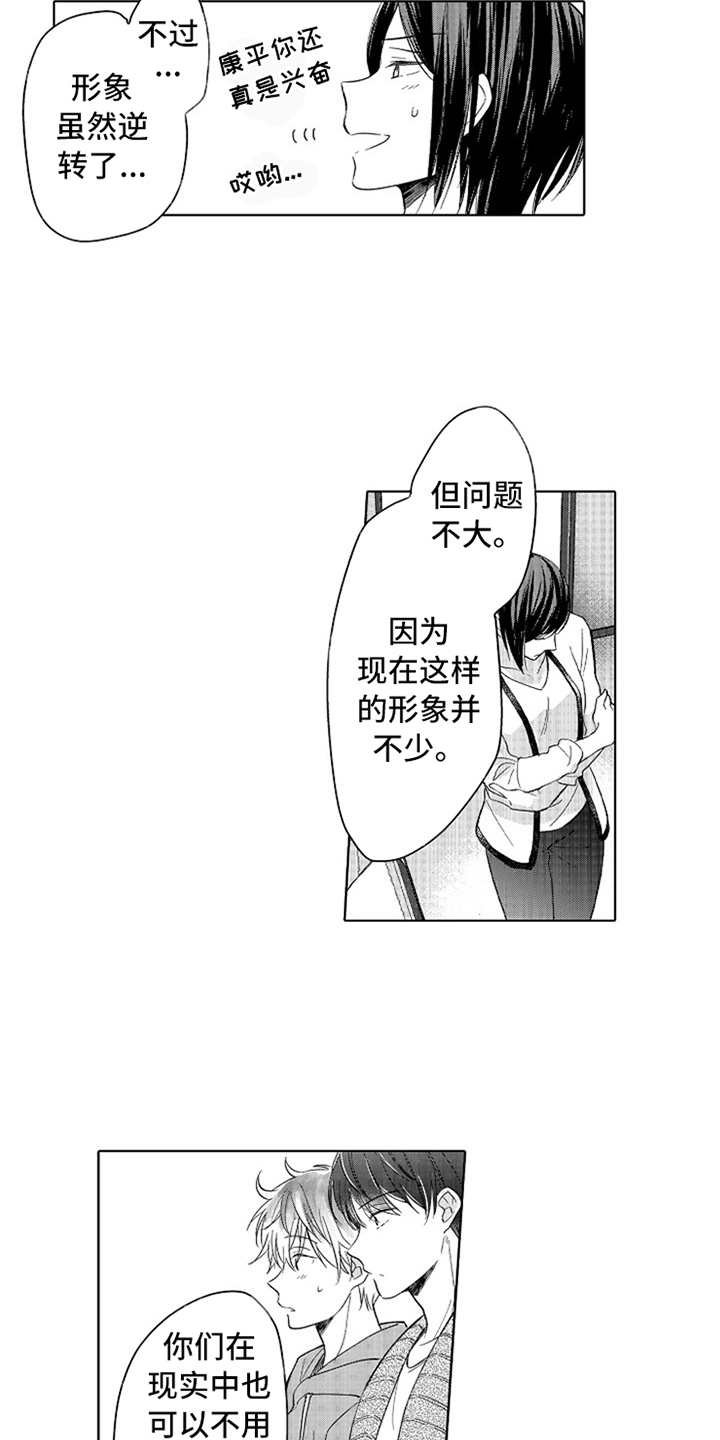 偶像暗恋漫画,第14章：官宣4图