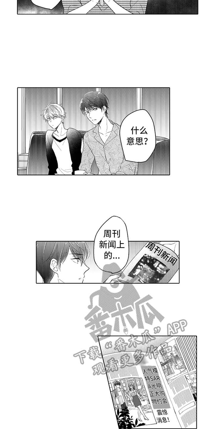 偶像暗恋漫画,第7章：追逐的目标3图