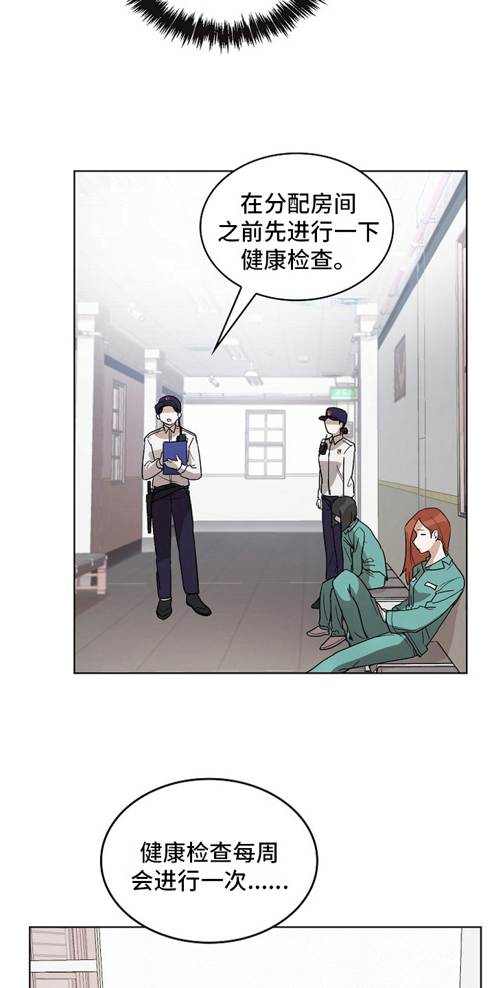 监狱里的阴谋漫画,第2章：健康检查1图