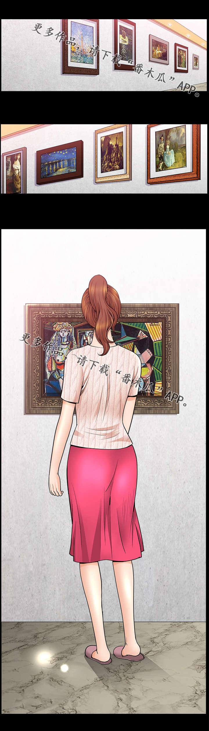 洛杉矶遭遇漫画,第17章：画作2图