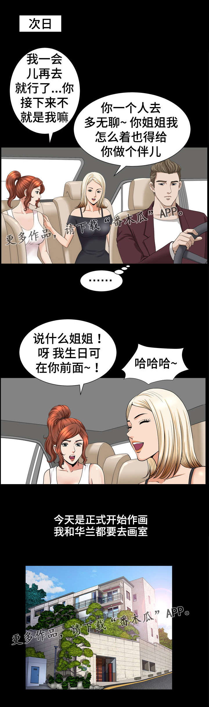 洛杉矶遭遇漫画,第75章：作画1图