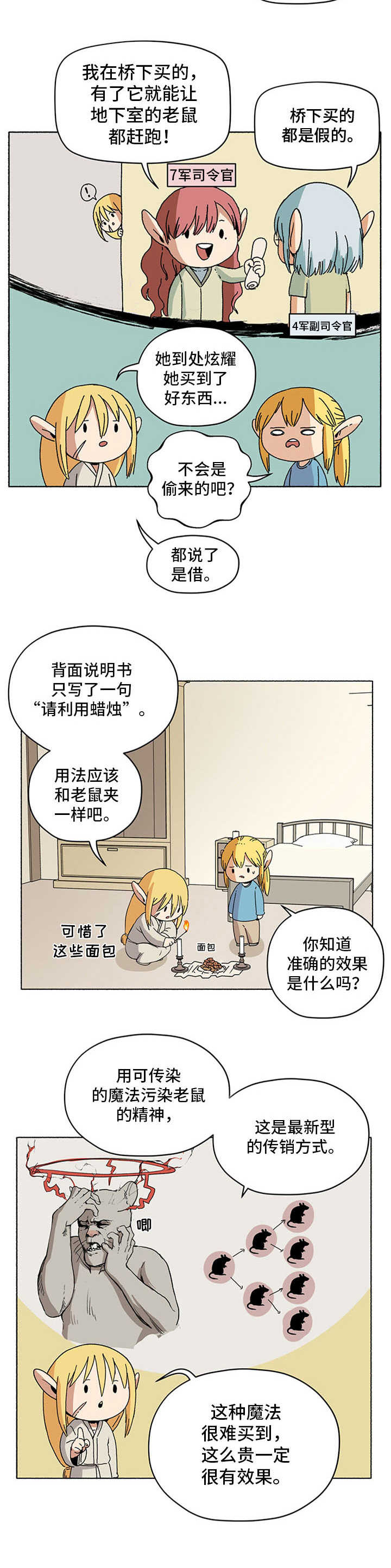 被俘虏的精灵漫画,第16章：抓老鼠3图