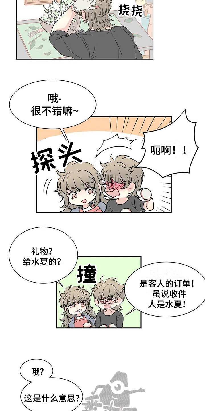 御宅男友漫画,第15章：送花2图