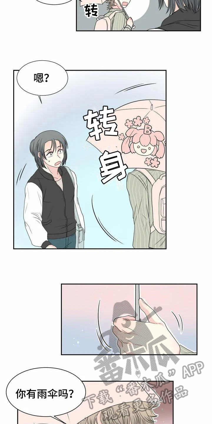 御宅男友漫画,第6章：雨伞4图