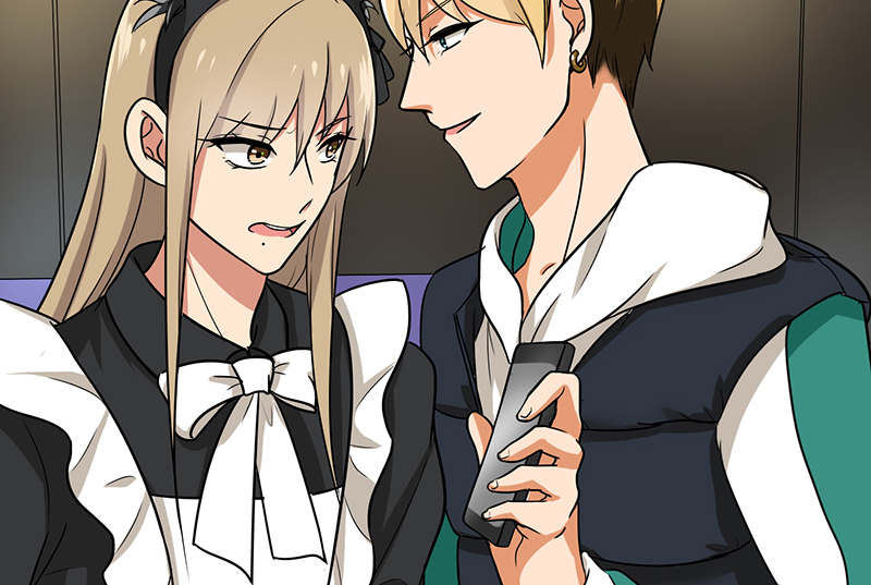 晚上才是女孩子漫画,第61章：猫耳女仆3图