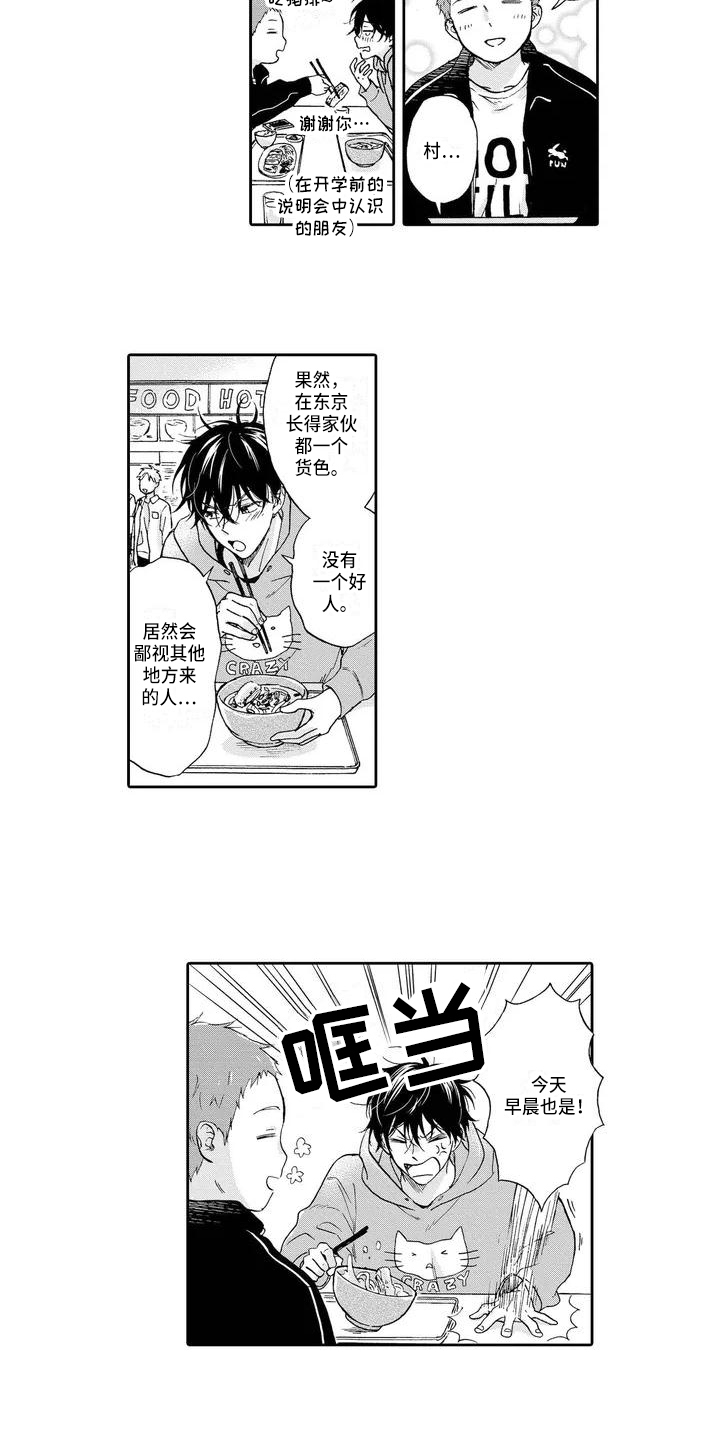 顺利恋情漫画,第1章：打招呼2图