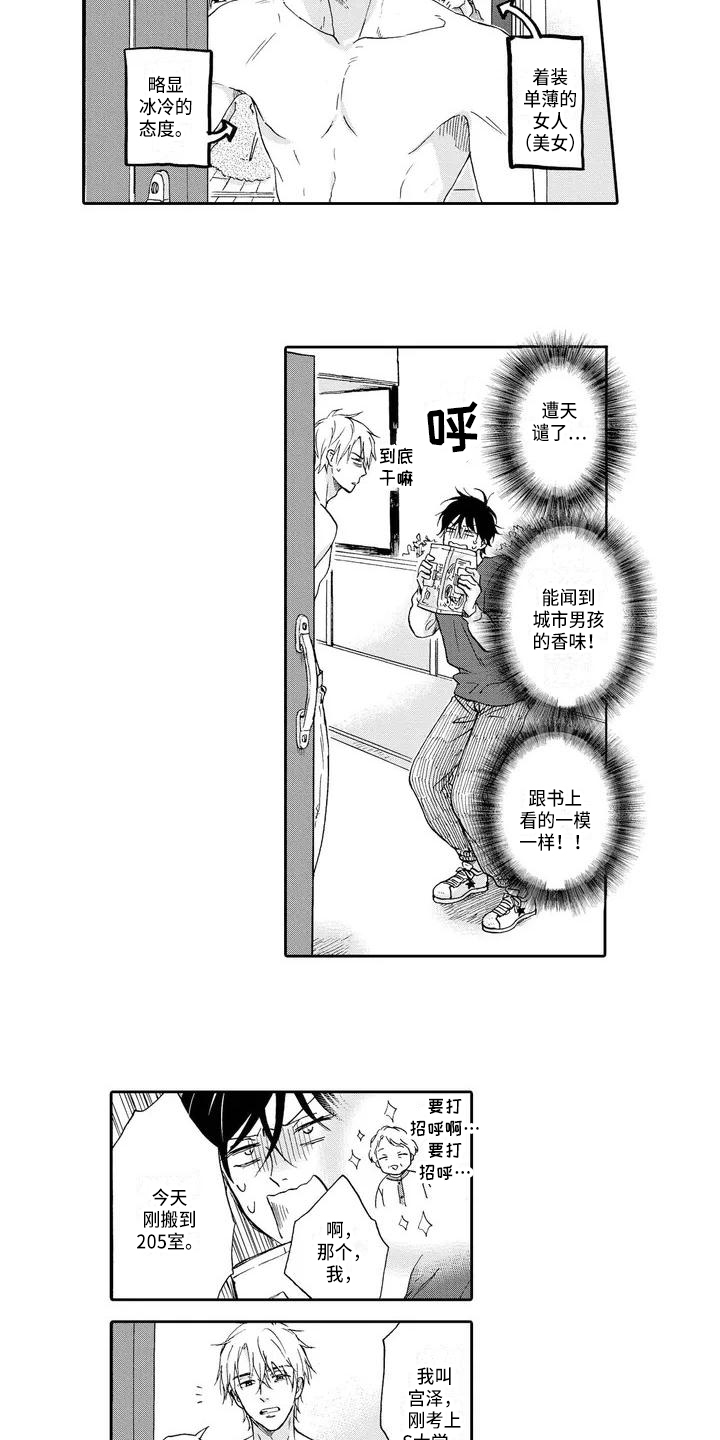 顺利恋情漫画,第1章：打招呼4图