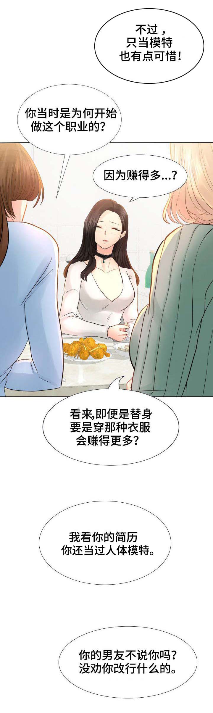 私岛别墅漫画,第1章：模特2图