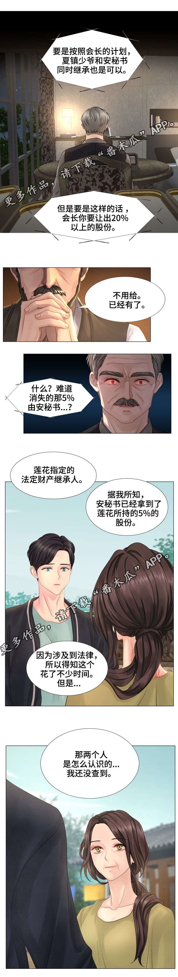 私岛别墅漫画,第39章：法定财产继承人1图