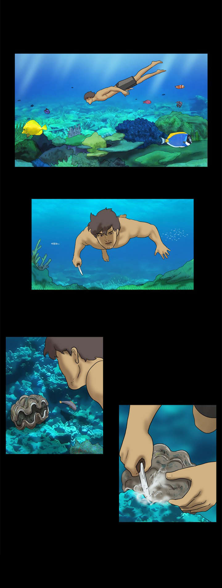 荒岛求援漫画,第19章：坏人不守约5图