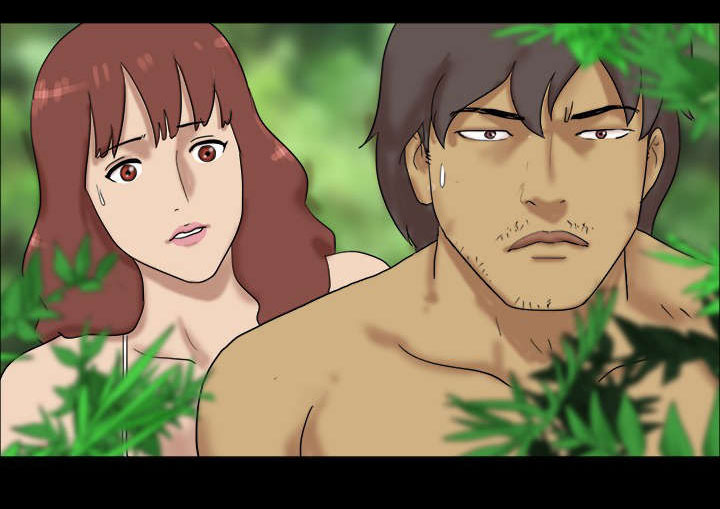 荒岛求援的第五关答案漫画,第11章：坏人登岛1图