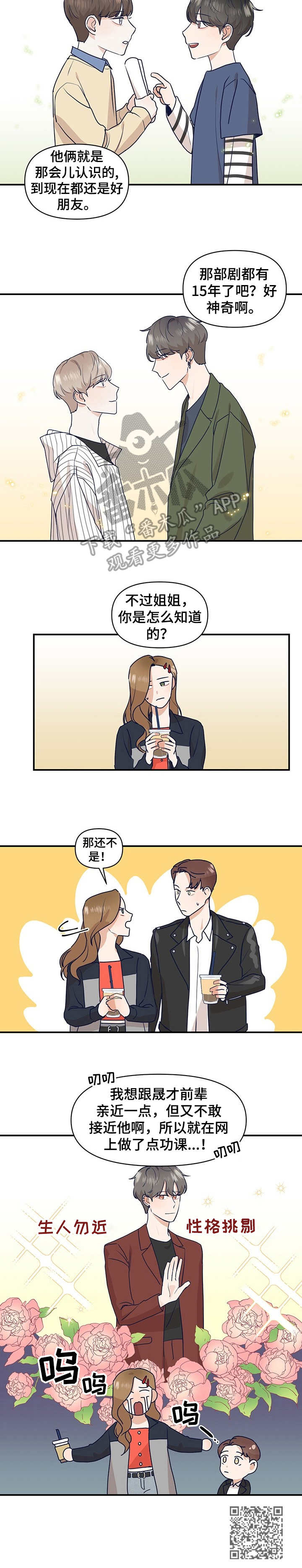 人生的演绎漫画,第14章：探班1图